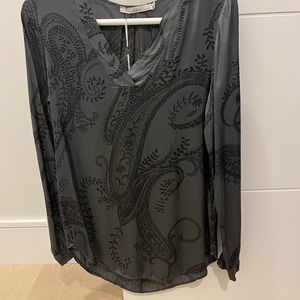 Grey/black blouse by Aaiko